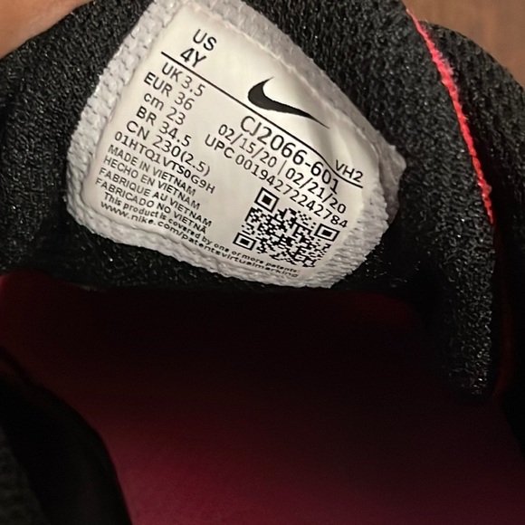 Nike Girls Downswifter Running Sneakers Size 4 - Picture 5 of 6